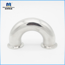 Sanitary ss304 316l stainless steel tri clamp 180 degree return bend